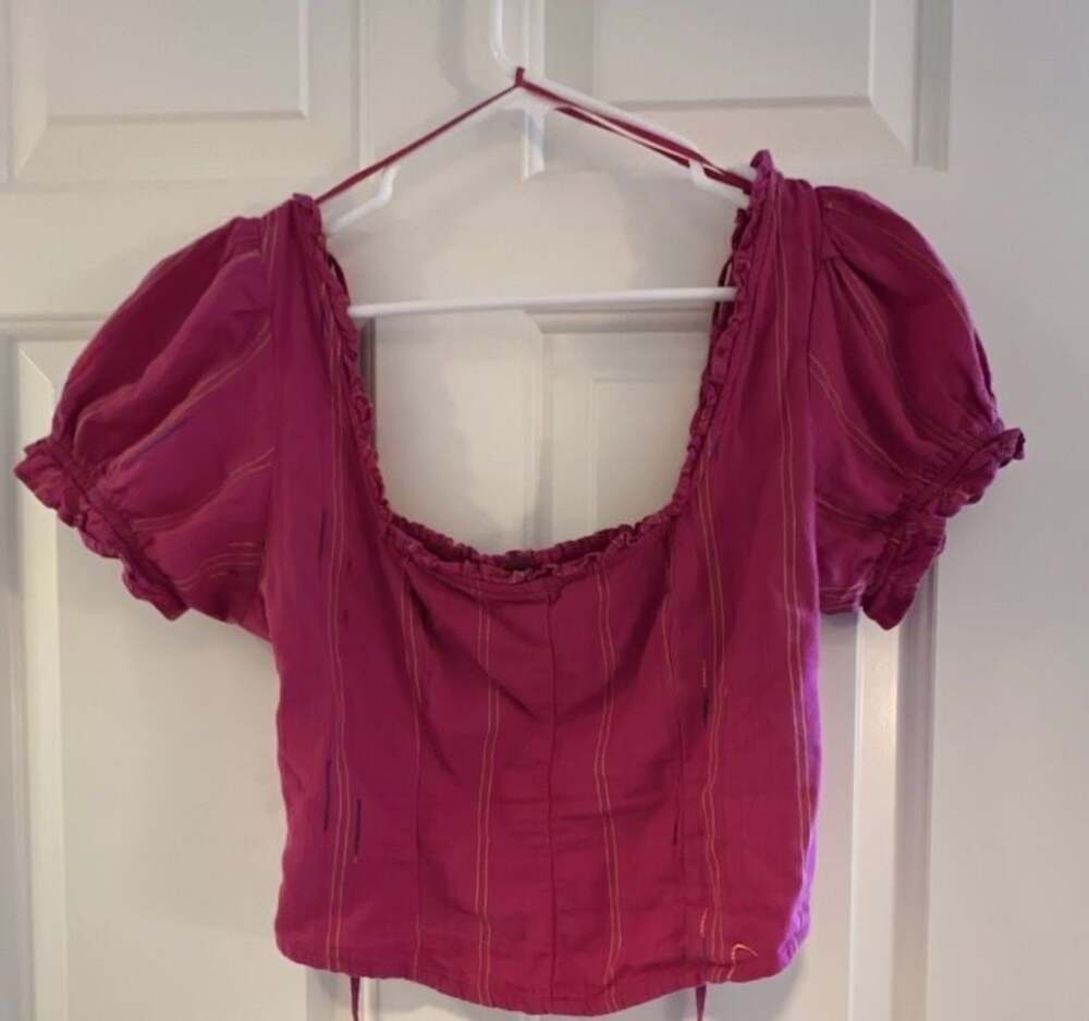 Free People Serotonin Corset Top XS Pink